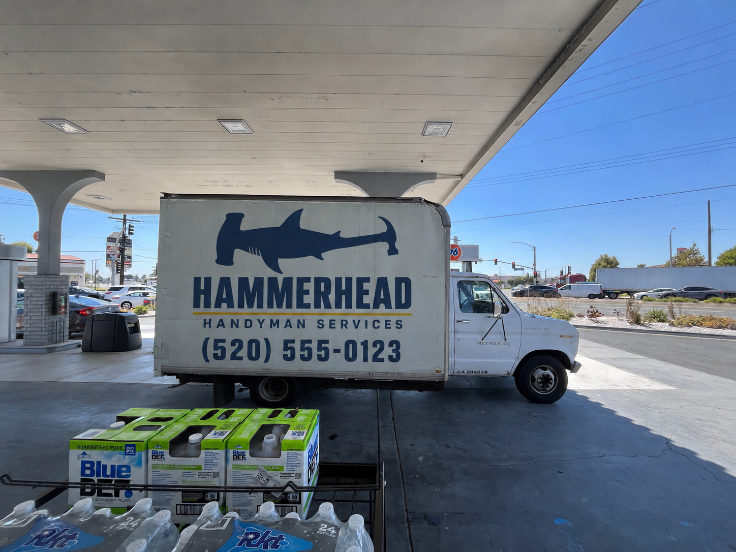Hammerhead Handyman service truck in Tucson
